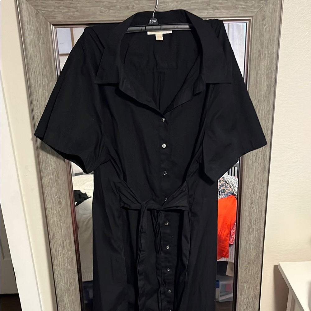 MICHAEL Michael Kors Black Shirt Dress